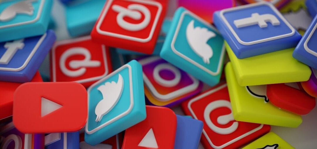 Social media: Iconos de redes sociales